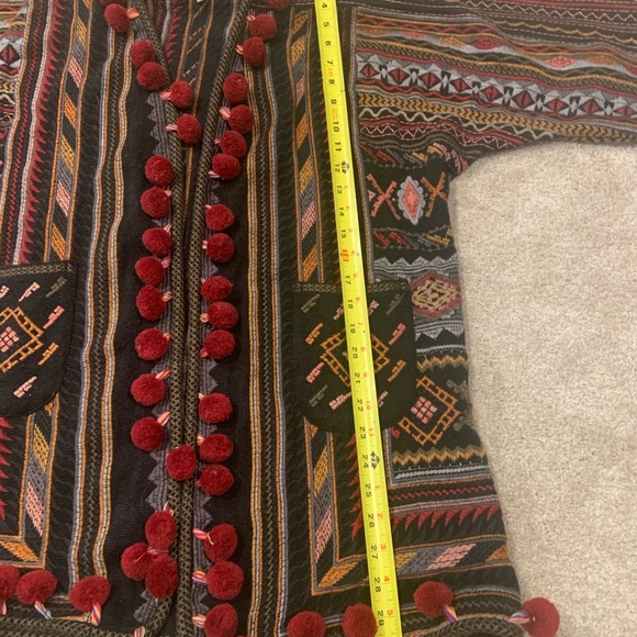 Johnny Was tapestry jacket. Great condition. Non-smoking home. 30” long. 24”wide - Picture 7 of 8